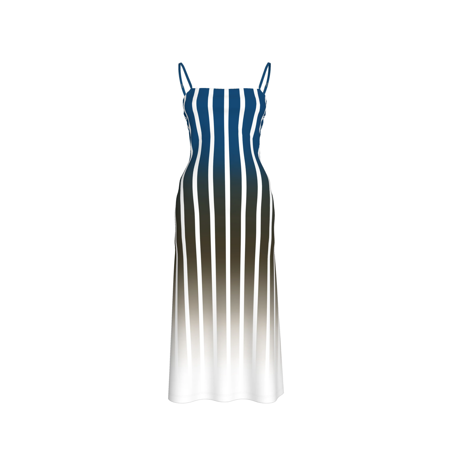 Gradient Stripes Dress