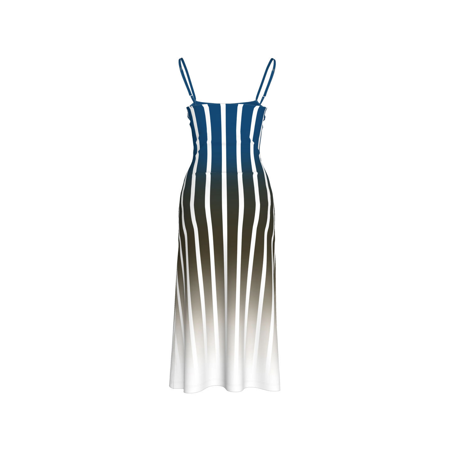 Gradient Stripes Dress