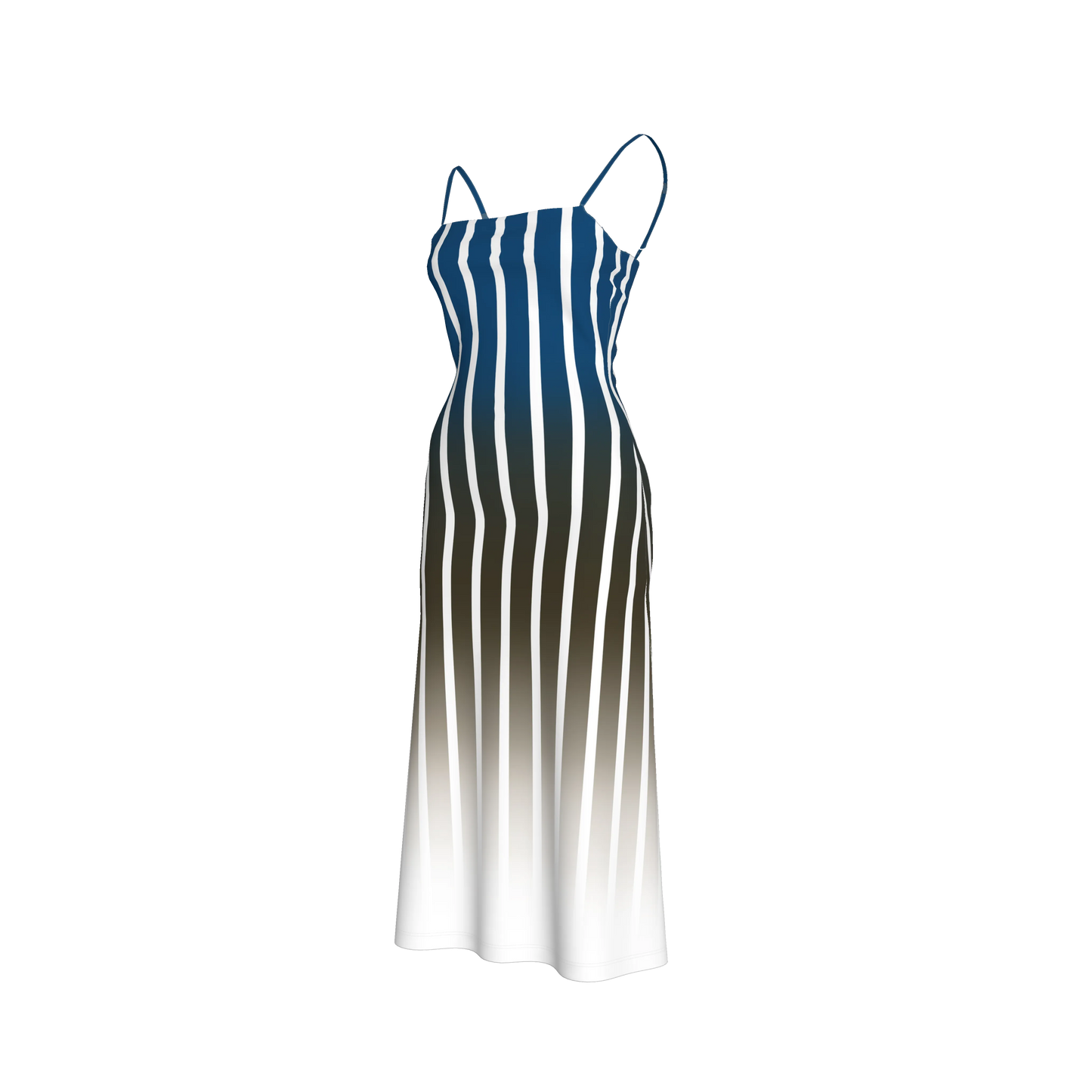 Gradient Stripes Dress