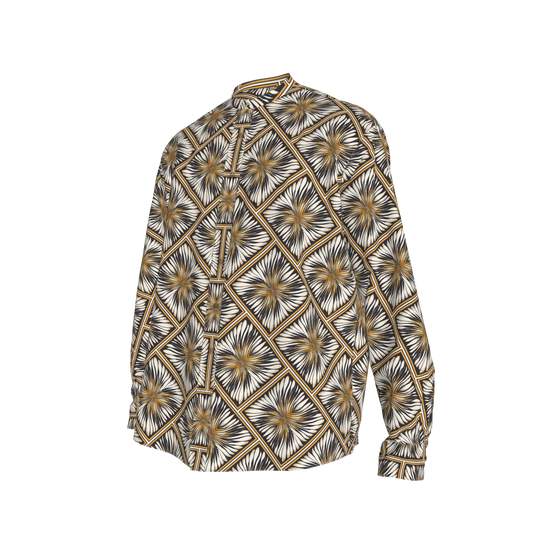 Palmas Long Sleeve Buttoned Dress Shirt | Without Rhinestones