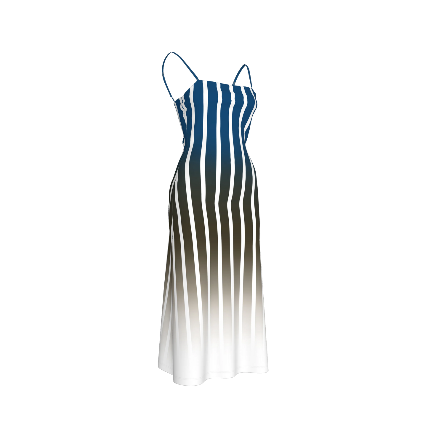 Gradient Stripes Dress