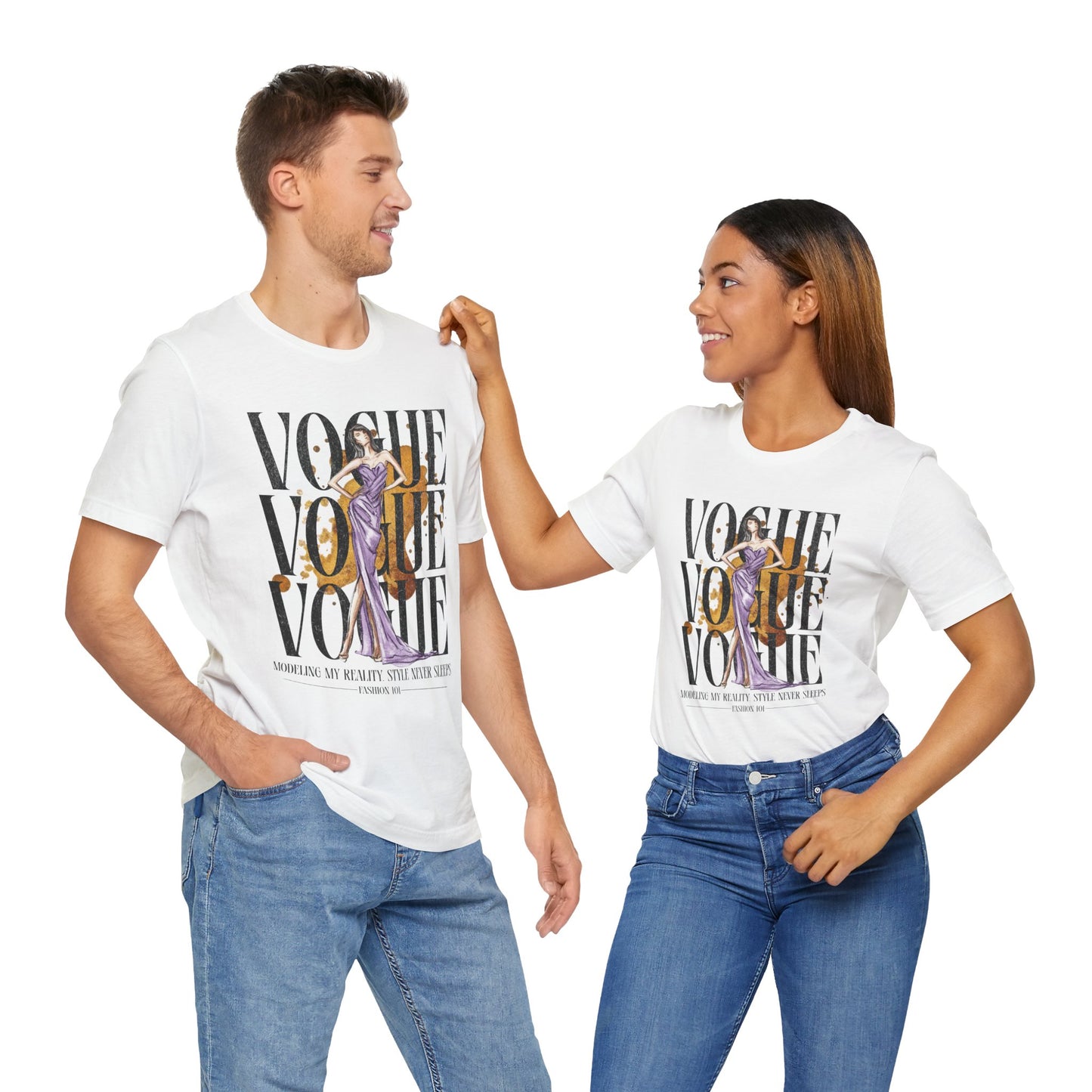 Vogue Model Tee | Unisex Fashion Illustration Graphic T-shirt