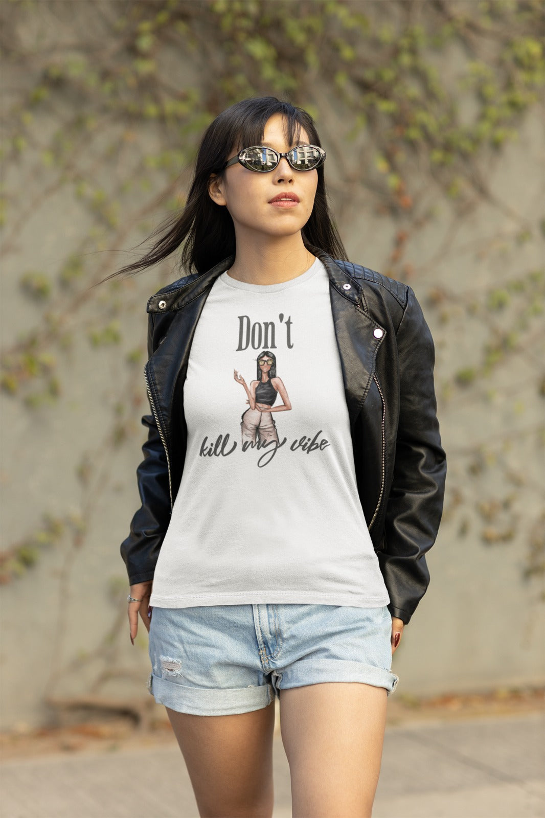 Don't Kill my Vibe | Roselyn Unisex Fashion Illustration Graphic T-Shirt