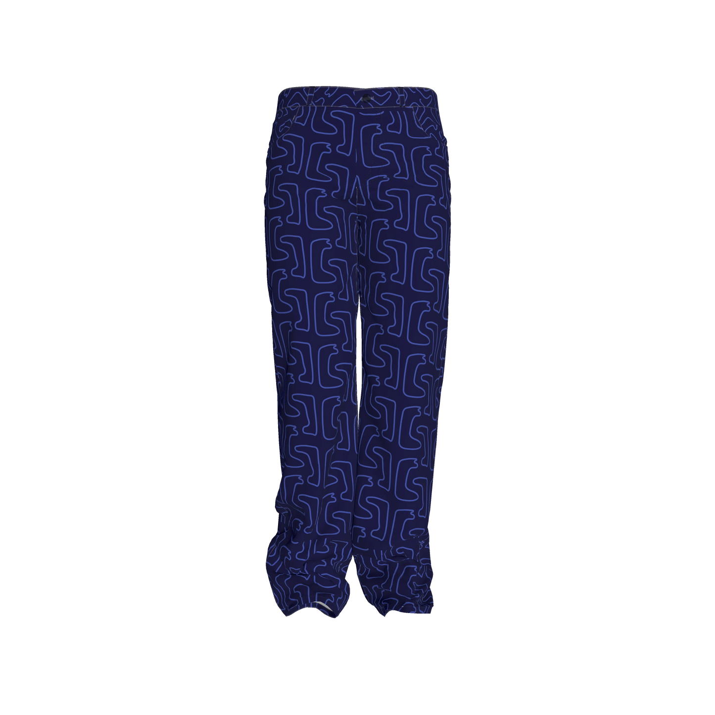 Straight Leg Long Jeans |  Indigo Blue Edition