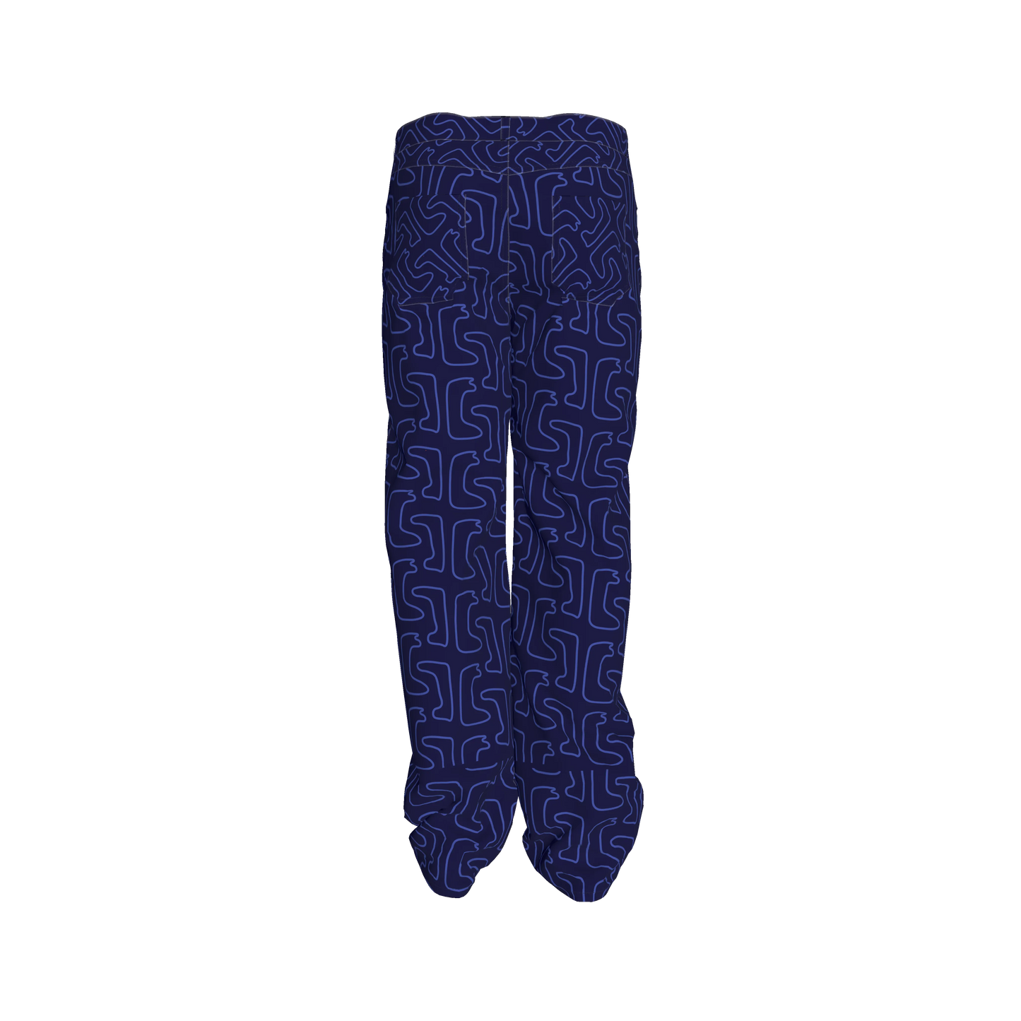 Straight Leg Long Jeans |  Indigo Blue Edition