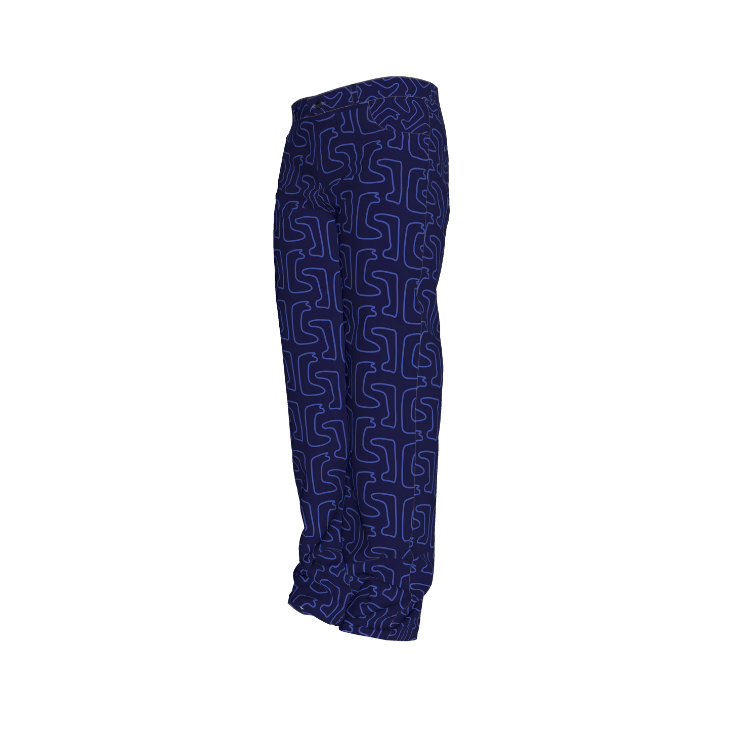 Straight Leg Long Jeans |  Indigo Blue Edition