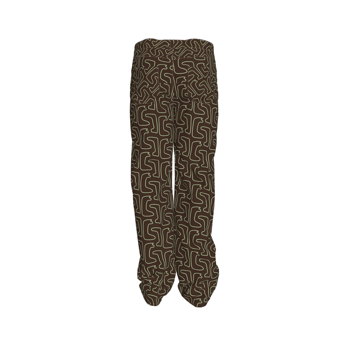PRFW25 Brown/Green Jeans