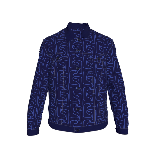 Jean Jacket | Blue Maze Print Edition