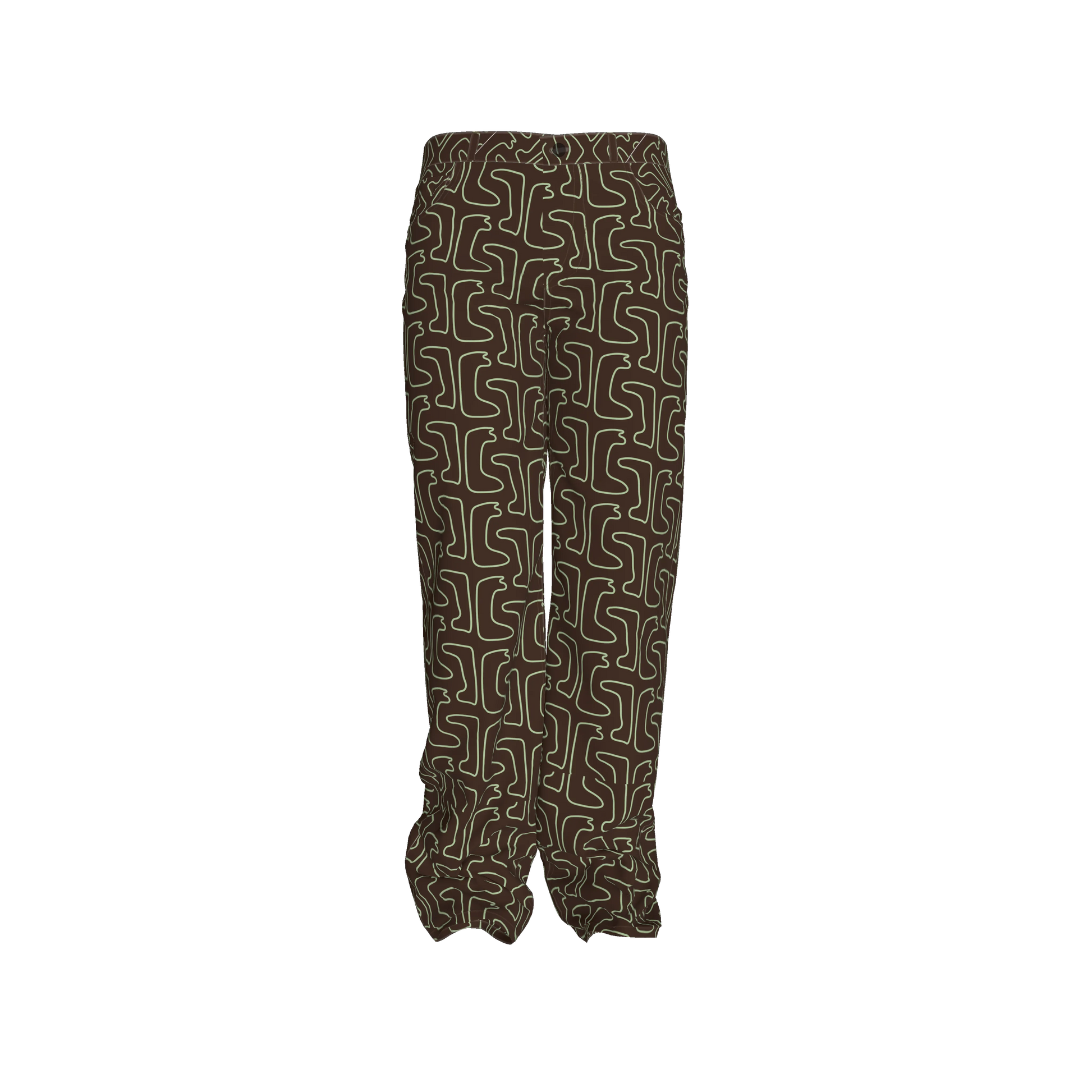 PRFW25 Brown/Green Jeans