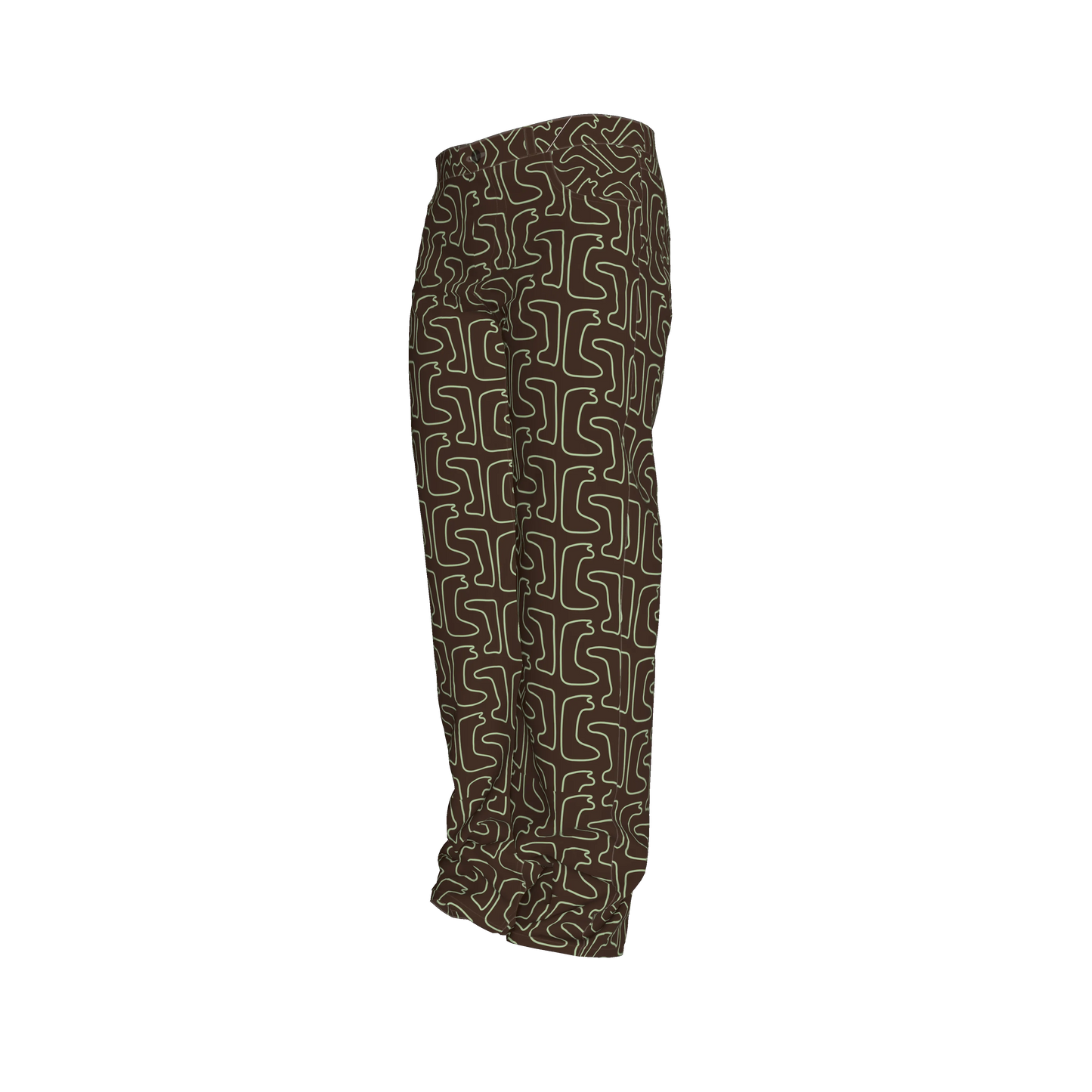PRFW25 Brown/Green Jeans