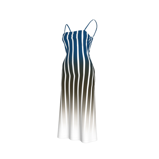 Gradient Stripes Dress