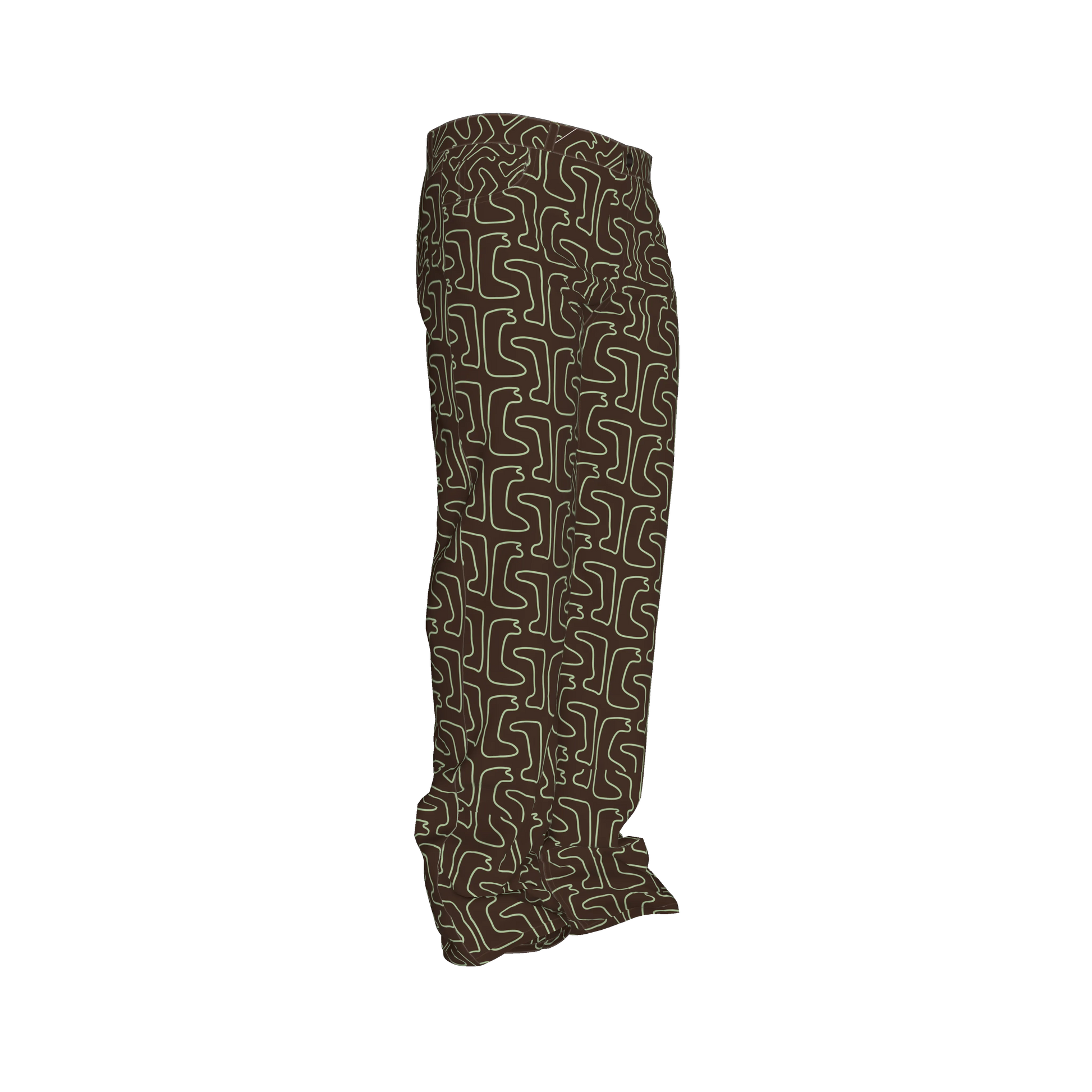 PRFW25 Brown/Green Jeans